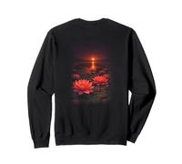 Lotus Lake avec Un Calme Spirituel au Coucher du Soleil Sweatshirt