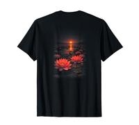 Lotus Lake avec Un Calme Spirituel au Coucher du Soleil T-Shirt