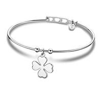 Lotus Watches Bracelet LS2015-2_1 pour femme, acier inoxydable, breloques argentées (trèfle)