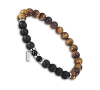 Lotus LS2190/2/3 Bracelet homme en acier inoxydable brun 19 cm