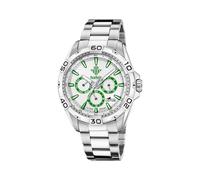 Lotus Montre 18939/1 officielle Real Betis - Homme, multifonction, boîtier en acier inoxydable, saison 2024/2025, Bracelet