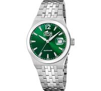 LOTUS Montre Automatique Homme Acier Inoxydable 316L Argenté - Montre Analogique Homme - Calendrier - Verre Saphir Haute Résistance - Étanche 10 ATM 19000/4