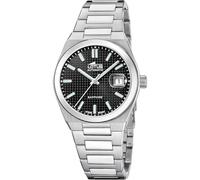 LOTUS Montre Automatique Homme Acier Inoxydable 316L Argenté - Montre Analogique Homme - Calendrier - Verre Saphir Haute Résistance - Étanche 10 ATM 18999/4