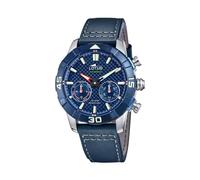 Lotus Montre hybride connectée 18811/3 Homme cuir bleu Étanche 10 ATM