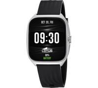 LOTUS Montre Connectée Homme Femme - Caoutchouc Noir
