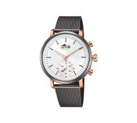 Lotus Montre Homme 18805/1 Hybride connectée Acier inox 316L Étanche 10 ATM Noir