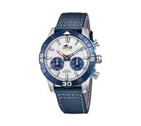 LOTUS Montre hybride connectée 18811/1 Homme Cuir bleu Étanche 10 ATM Notifications d'appels