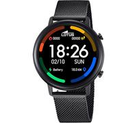 LOTUS Montre Connectée Homme Smartwatch Acier 316L Noir - Étanche IP65 50043/1 - Musique, Pas et Calories, Sport, Fréquence Cardiaque et Pression