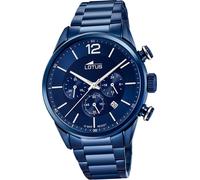LOTUS Montre en acier inoxydable pour homme 18680/1 Montre bleue Sport Khrono D2UL18680/1