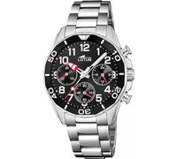 LOTUS Montre Enfant Garçon Analogique en Acier Inoxydable - Mouvement Quartz - Verre Minéral Haute Résistance - Étanche 5 ATM 18858/2 - avec Bracelet Cadeau - Junior Collection