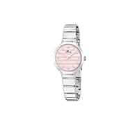 LOTUS Montre Femme Analogique Acier Inoxydable 316L Argenté - Mouvement Quartz - Verre Minéral Haute Résistance - Étanche 5 ATM 19026/2 - Old Money