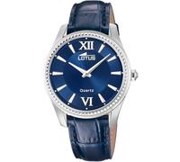 LOTUS Montre Femme Analogique Cuir - Mouvement Quartz - Verre Minéral Haute résistance - Étanche 5 ATM - Élégante, Classique et Vintage 18899/D - Trendy