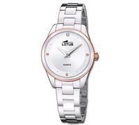 LOTUS Montre pour Femme 18795/1 Trendy Boîtier en Acier Inoxydable Gris Bracelet en Acier Inoxydable Gris