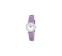 LOTUS Montre Fille Analogique Cuir Violet - Mouvement Quartz - Montre Enfant - Verre Haute Résistance - Classique - Special Prices 18409/C