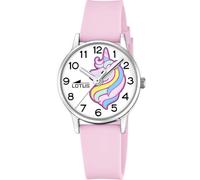 LOTUS Montre Fille Analogique en Caoutchouc Rose