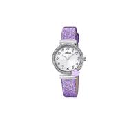 LOTUS Montre Fille Analogique en Cuir Violet