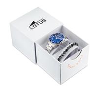 LOTUS Montre pour Enfants 18860/1 Junior Collection Boîtier de Acier Inoxydable Gris Bracelet de Acier Inoxydable Gris