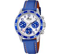 Lotus Montre enfant garçon 18581/7 – Cuir, Quartz, Verre minéral, Étanche 5 ATM, Bracelet cadeau