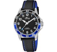 Lotus Montre enfant 18787/2 Junior Collection - Acier gris Quartz analogique, Cuir noir, 5 ATM