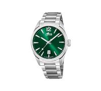 LOTUS Montre Homme Analogique Acier INOX 316L Argent - Quartz - Calendrier - Verre Minéral Résistant - Étanche 10 ATM Classique 18692/4 Minimalist