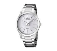 LOTUS Montre Homme Analogique Acier INOX 316L Argent - Quartz - Verre Minéral Résistant - Étanche 5 ATM Classique 15959/1 Minimalist