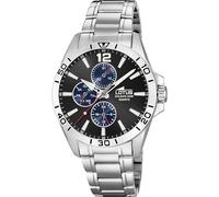 LOTUS Montre Homme Analogique Acier INOX 316L Argent - Quartz - Verre Minéral Résistant - Étanche 5 ATM - Multifonction 18812/2