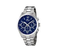 LOTUS Montre Homme Analogique en Acier Inoxydable 316l Argenté