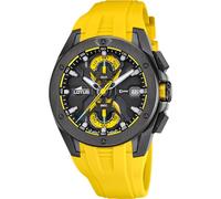 LOTUS Montre homme 18943/1 Vortex – Quartz Chronographe Calendrier Jaune Étanche 10 ATM