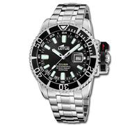 Lotus Montre Hommes Acier Inox Silicone Noir Lotus Classique Montre UL18938/4