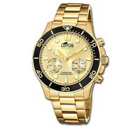 Lotus Montre Hommes Acier Inoxydable Or Lotus Classique Montre UL18802/1
