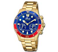 Lotus Montre Hommes Acier Inoxydable Or Lotus Classique Montre UL18802/3