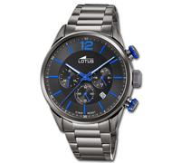 Lotus Montre Hommes Chrono Montre Acier Inox Noir Ul18686/3