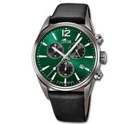 Montre Lotus pour hommes Classic luxe élégant en cuir noir UL18683/4