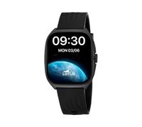 LOTUS Montre Intelligente Homme Femme Smartwatch Unisexe Silicone Noir - Étanche IP65 - Voix IA, contrôle Musique, Pas et Calories, téléphone, Sport, Sommeil 50212/1