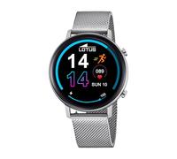 LOTUS Montre Intelligente Homme - Smartwatch Acier Inoxydable 316L - Étanchéité IP65 50040/1 - Contrôle Musique, Compteur de Pas et Calories, Multi-Sports, Fréquence Cardiaque et Tension