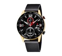 LOTUS Montre Intelligente Homme - Smartwatch Acier Inoxydable 316L Noir - Étanchéité IP65 50019/1 - Contrôle Musique, Compteur de Pas et Calories, Téléphone, Sports, Fréquence Cardiaque