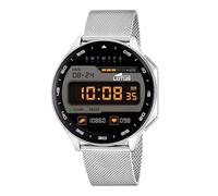 LOTUS Montre Intelligente Homme - Smartwatch Homme Acier Inoxydable 316L - Étanchéité IP65 50050/3 - Multi-Sports, Fréquence Cardiaque, Tension Artérielle