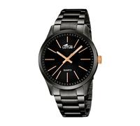 Lotus Montre Homme Analogique 18162/2 Minimalist - Acier inox 316L Quartz Étanche 5 ATM Noir