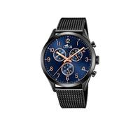 LOTUS Montre pour Homme 18639/D Minimalist Boîtier en Acier Inoxydable Noir Bracelet en Acier Inoxydable Noir