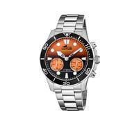 Montre Connectée - Lotus - 18800/8 - Boîtier 44,5 mm Orange - Bracelet Acier - Homme