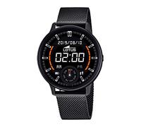 LOTUS Montre pour Homme 50016/1 Smartwatch Boîtier en Alliage Noir Bracelet en Acier Inoxydable Noir