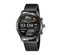 LOTUS Montre pour Homme 50048/1 Smartwatch Boîtier en Alliage Noir Bracelet en Acier Inoxydable Noir