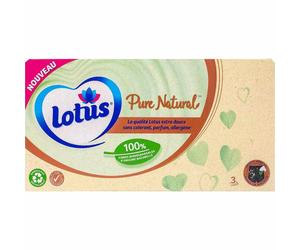 Lotus Mouchoir Blanc Pure Natural 80uts