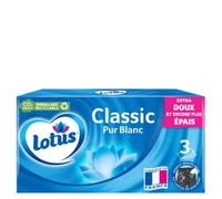 Lotus Mouchoirs lotus boite classic pur blanc x80 - La boite de 80 mouchoirs