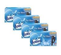 LOTUS Mouchoirs Pur Blanc x 90 - Lot de 4