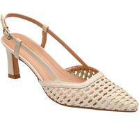 Lotus Natural Slingback Heeled Shoes Natural EU 39 (UK 6)