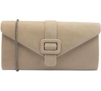 Lotus Nude Clutch Bag with Chain