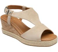 Lotus Nude Wedge Espadrille Sandals