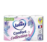Lotus Collection - Papier Toilette 2 épaisseurs Décoré - 6 rouleaux
