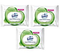 Lotus Papier Toilette Humide Parfum Aloe Vera Douceur - Lot de 3 boites de 42 Feuilles